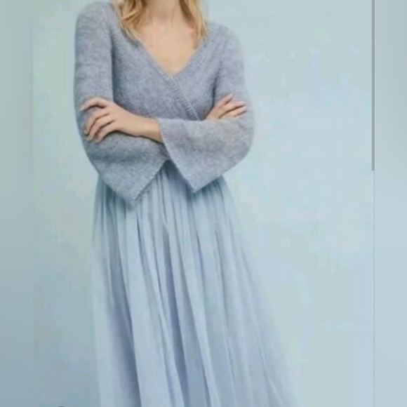 Anthropologie Dresses & Skirts - NWT Maeve Sweater Tulle Dress